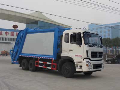 國五東風壓縮式垃圾車 